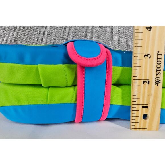 AQUA LEISURE SWIM SCHOOL MAKE A SPLASH BLUE/GREEN SWIM VEST AGES 3-5 MAX 38LBS - Picture 5 of 7